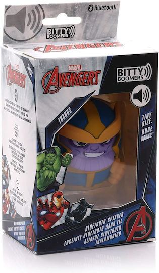 Bitty Boomers Marvel: Thanos Ηχείο Bluetooth με Διάρκεια Μπαταρίας έως 4 ώρες Πολύχρωμο
