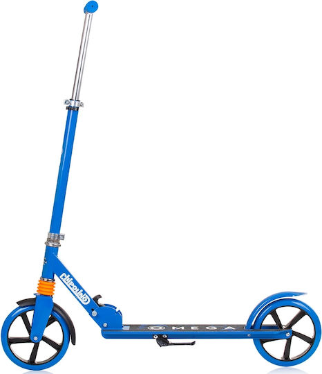 Chipolino Kids Foldable Scooter Omega 2-Wheel For 8+ Years Blue