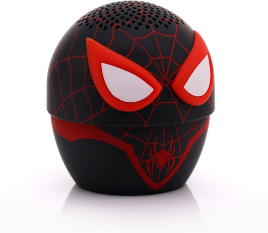 Bitty Boomers Marvel: Miles Morales Ηχείο Bluetooth με Διάρκεια Μπαταρίας έως 4 ώρες Μαύρο