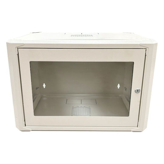Masterlan Wandmontiert Rack-Schrank RCFP-6U-4G-G