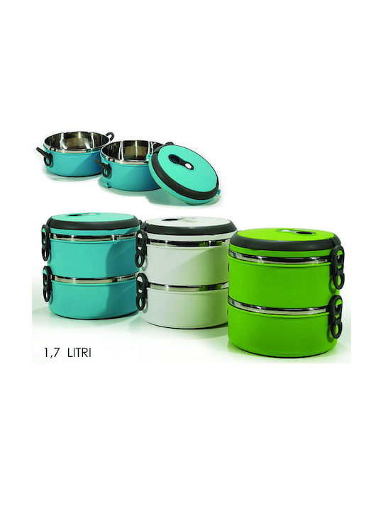 Gusto Casa Lunchbox Kunststoff Light Blue 1700ml 1Stück