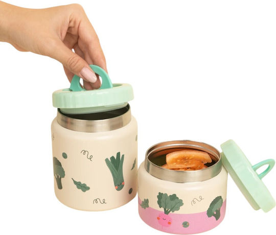 The Cotton Cloud Lunchbox Isolierte Lunchbox Inox Beige 350ml 1Stück