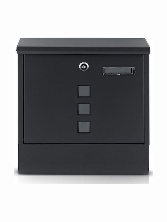 Humberg Cutie Poștală pentru Exterior Inox în Culoarea Gri 34x30.5x10cm