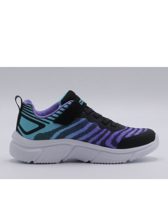 Go Run 650 Kids Sports Shoes Running with Hoop & Loop Closure Purple