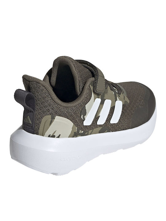 Fortarun Fortarun 3.0 Kids Sports Shoes Running with Hoop & Loop Closure Olive Strata / Cloud White / Shadow Olive