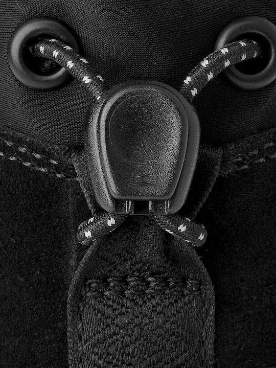 Neumel Leather Kids Boots with Laces Black