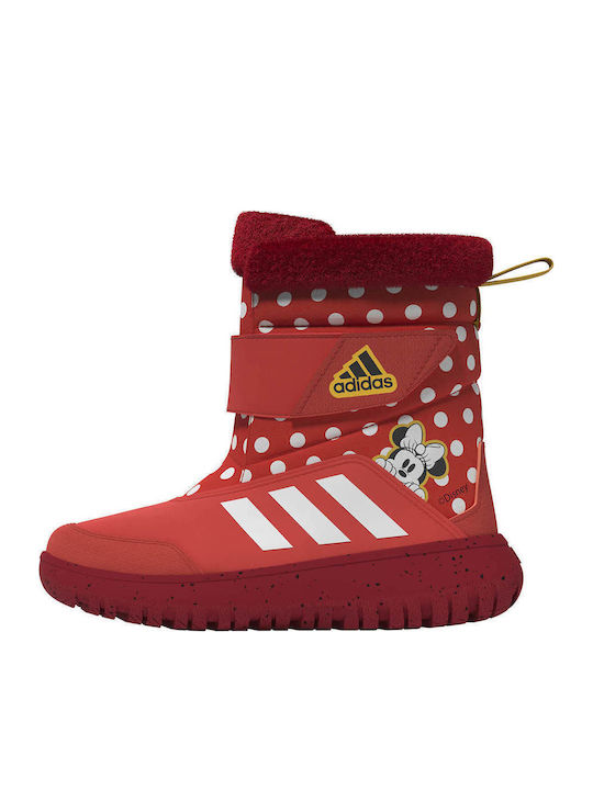 Winterplay x Disney Kids Snow Boots with Velcro Bright Red / Cloud White / Better Scarlet