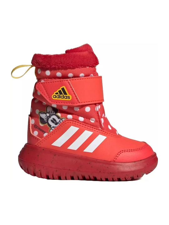 Winterplay x Disney Kids Snow Boots with Velcro Bright Red / Cloud White / Better Scarlet