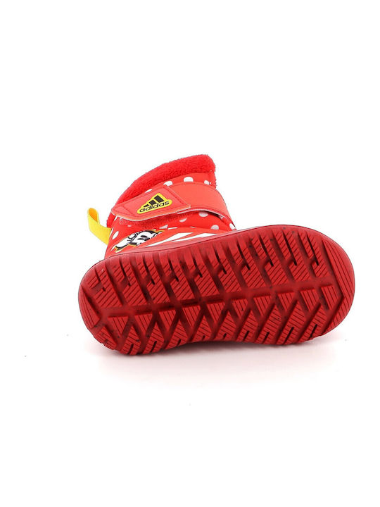 Winterplay x Disney Kids Snow Boots with Velcro Bright Red / Cloud White / Better Scarlet