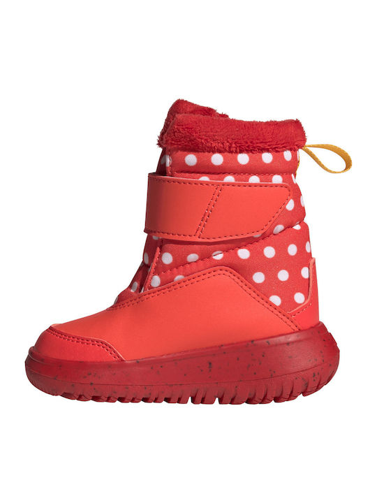 Winterplay x Disney Kids Snow Boots with Velcro Bright Red / Cloud White / Better Scarlet