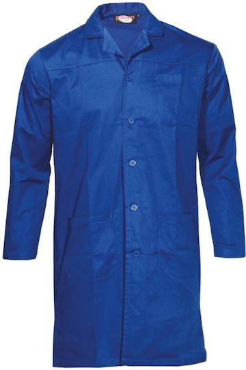 Fageo Unisex Ιατρική Ρόμπα Navy Μπλε