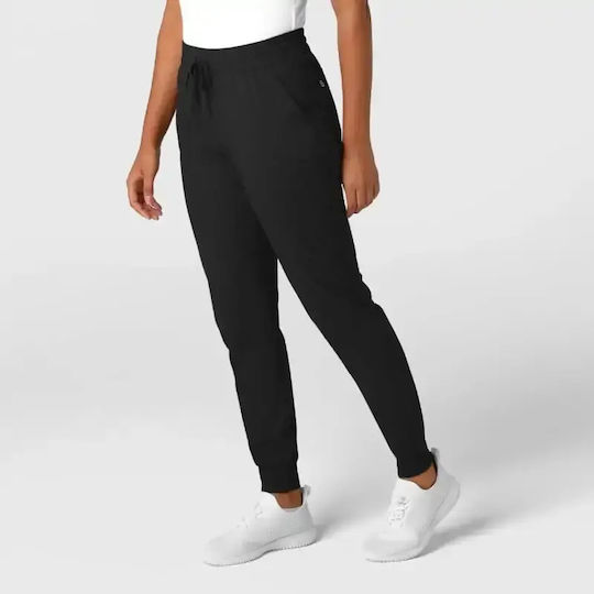 WonderWink Jogger Medizinische Hosen Schwarz