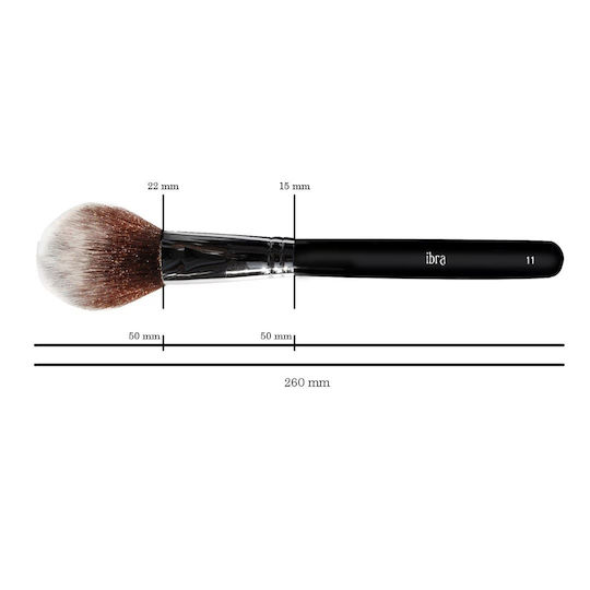 Ibra Professional Makeup Brush for Powder made of Synthetic Hair