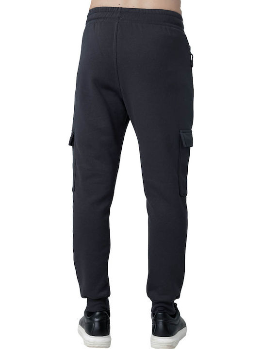 Cargo Sweatpants Trousers with Elastic Anthracite