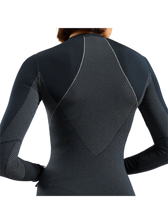 Odlo Performance Windshield Γυναικεία Ισοθερμική Μακρυμάνικη Μπλούζα Μαύρη