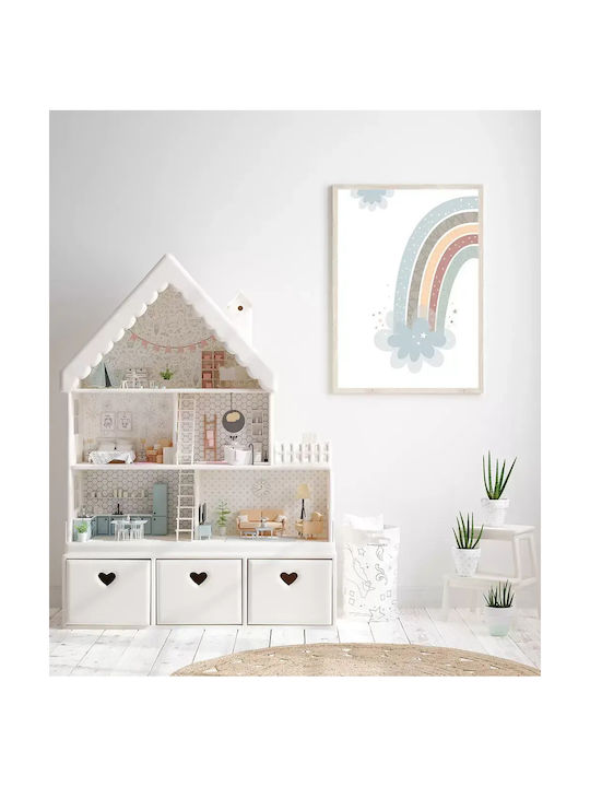 Детска Рамка Blue Rainbow от Дърво 30x40бр