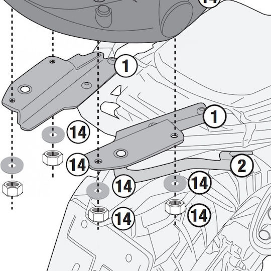 Givi Грил за Honda Африка Туин CRF1100L Хонда CRF1100 Африканска двойка за приключения 2019-2020 г