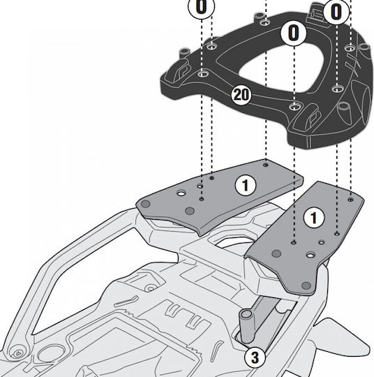 Givi Σχάρα για BMW F 750 GS BMW F 850/750 GS 2018-2019 2018-2019