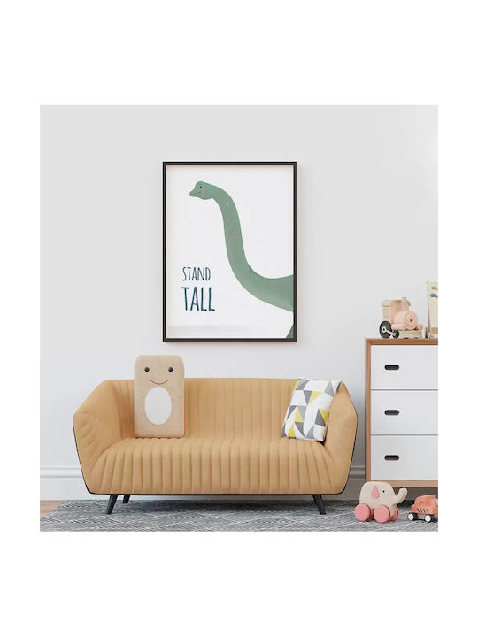 Kids Framed Wall Painting Dinosaur 30x40cm