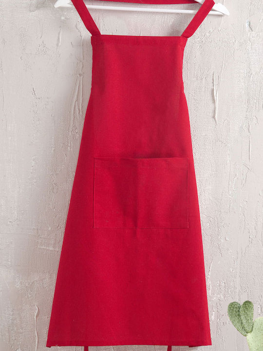 Rythmos Daily Apron Red 85x60cm