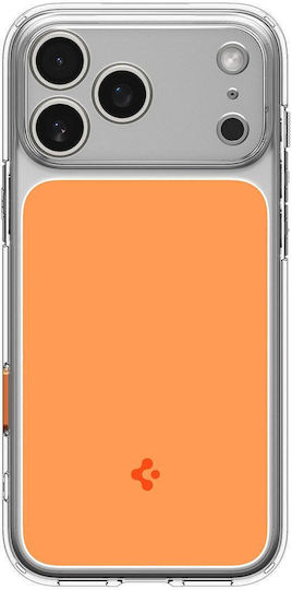 Spigen Ultra Hybrid T Umschlag Rückseite Kunststoff / Silikon 2mm Glossy Orange (iPhone 17 Pro Max)