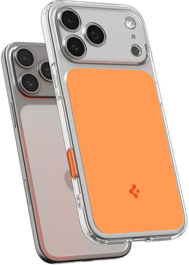 Spigen Ultra Hybrid T Umschlag Rückseite Kunststoff / Silikon 2mm Glossy Orange (iPhone 17 Pro Max)