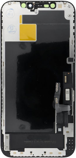 O ecran cu Mecanism Tactil pentru iPhone 12, iPhone 12 Pro (Negru)