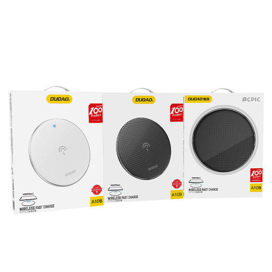 Dudao Wireless Charger (Qi Pad) 10W Blacks (A10B)