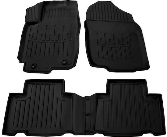 Umbrella Set Covorașe Față și Spate 2buc din Furtun pentru Toyota RAV 4 2013-2018 Negre