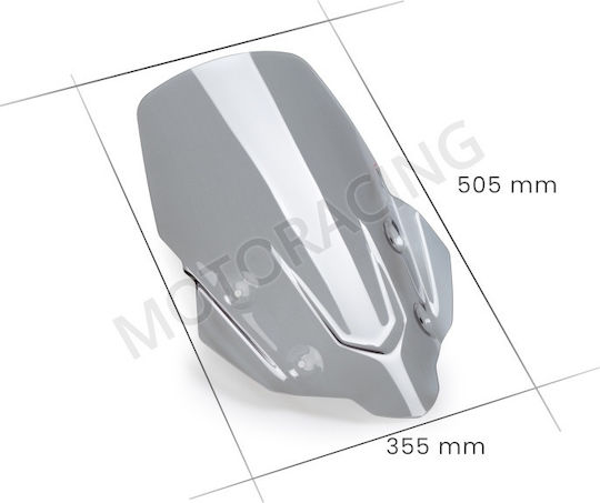 Puig Transparentes Visier Motorrad Touring für Honda Transalp 21656W