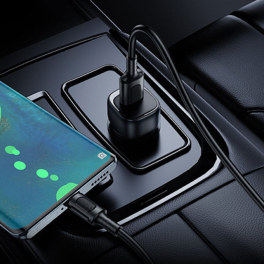 Borofone BZ34 Auto-Ladegerät 18W Schnellladung mit einem Anschluss: 1xUSB Schwarz Farbe