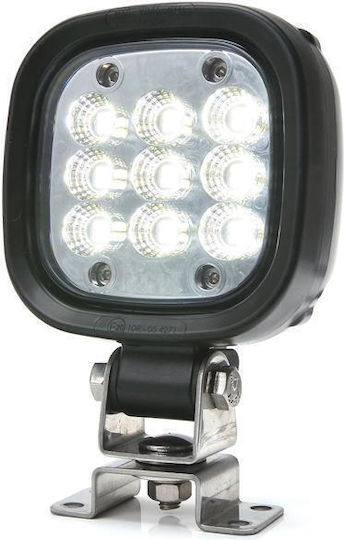 WAS Τετράγωνος Προβολέας Αυτοκινήτου LED Universal 12 / 24V 49cm 1τμχ
