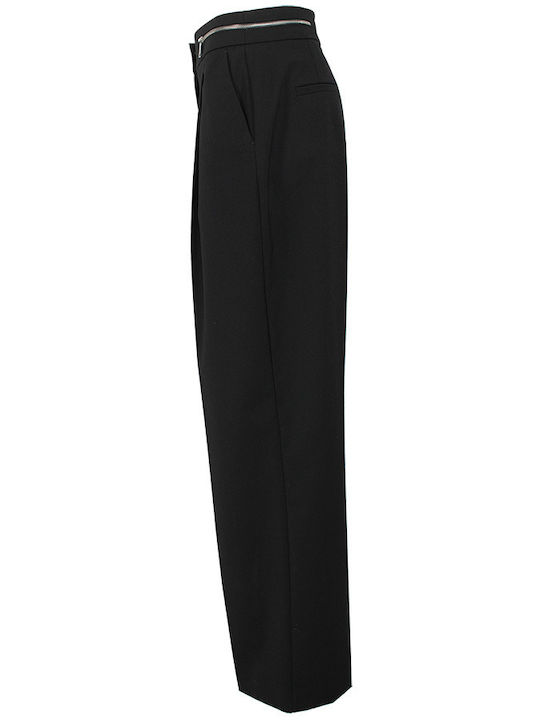 Γυναικείο Υφασμάτινο Παντελόνι Μαύρο