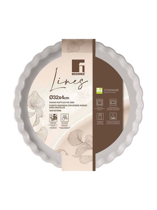 Bergner Formă Pentru Tartă Ceramică 32x4x4cm
