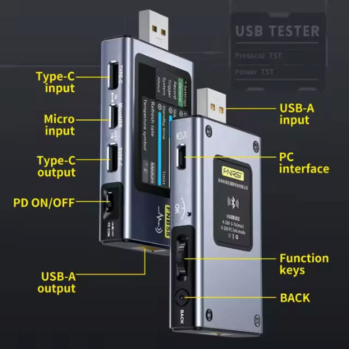 Fnirsi Уред за тестване на ПК USB порт
