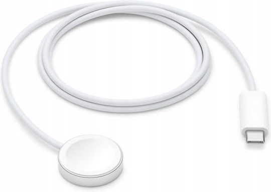Edman Magnetic Wireless Charging Cable Compatible Apple Watch Usb-c White