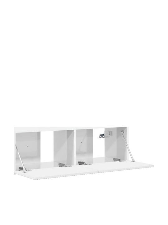 Shiny White TV Stand L60xD31xH29.5cm