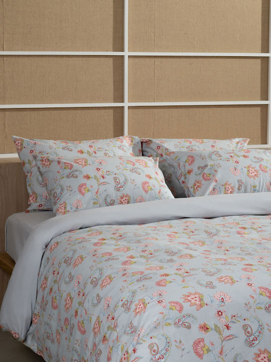 Sunshine Feelings Pillowcase with Envelope Cover Gray 50x70cm
