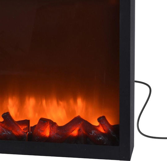 Decorative Lamp Fireplace Black