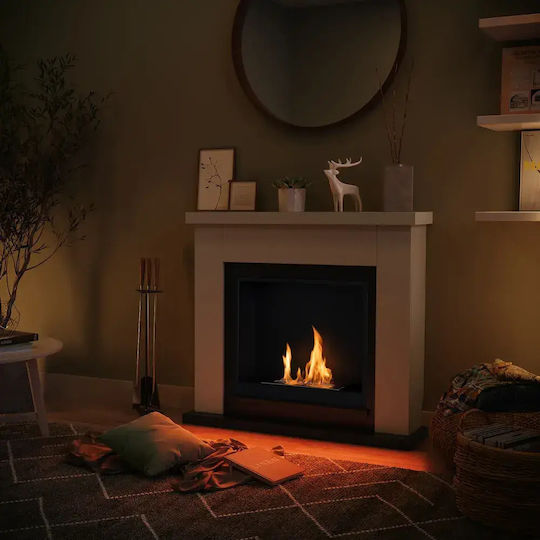 Tagu Indoor Floor Bioethanol Fireplace Beige