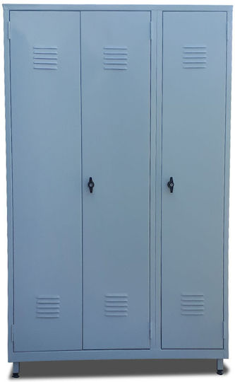 Трилистен Метален Галванизиран 120x50x190см