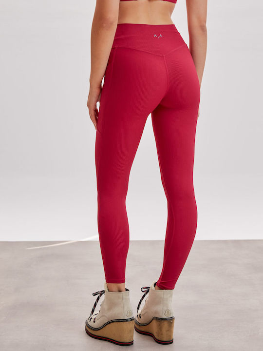 Women's Training Legging High Waisted Chocolate Brown