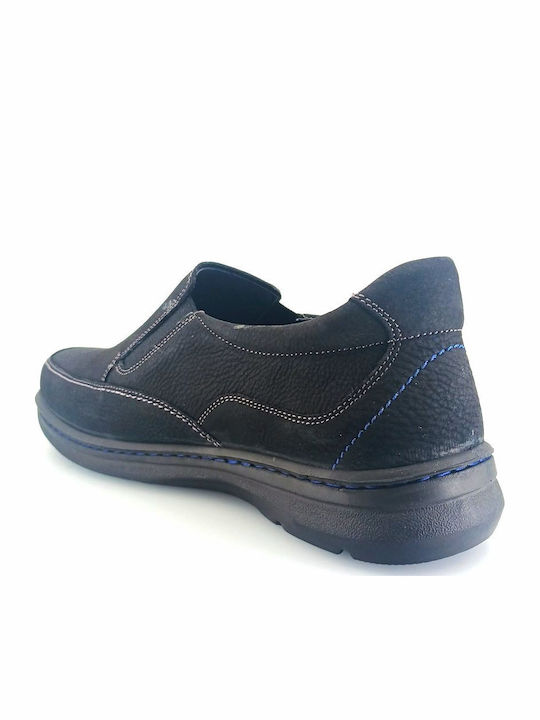 Men's Leather Casual Shoes Black
