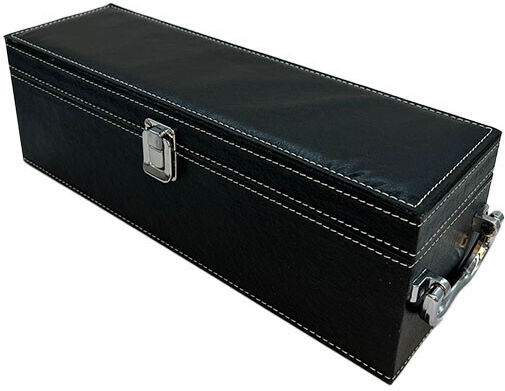 Set Elegant Eco-leather Box One Bottle Handle Domeniul Zoresti Wine 4 Wine Accessories
