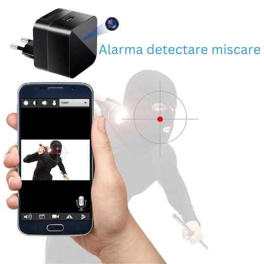 Usb Charger Spy Camera Wi-fi Full Hd Night Vision Motion Sensor
