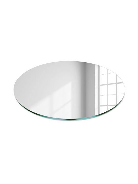 Tulup Oglindă de Perete Diametru 70cm 1buc