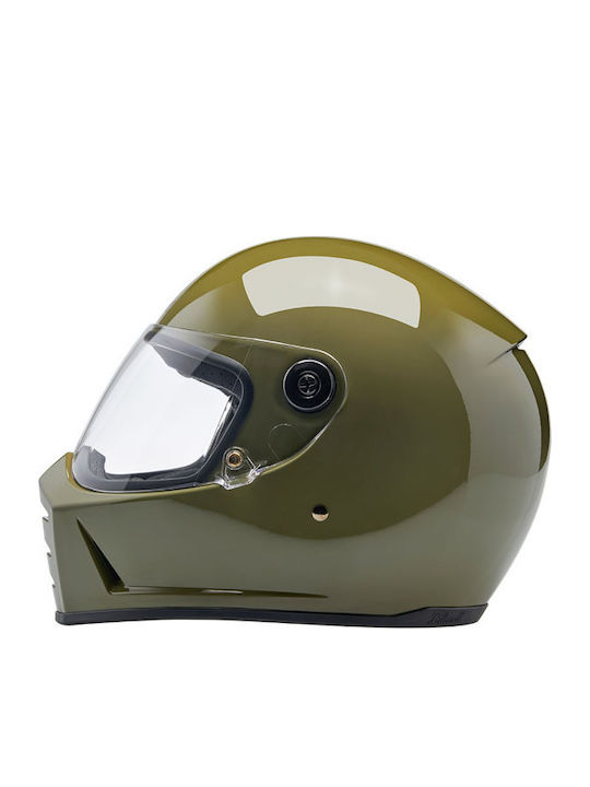 Biltwell Lane Splitter Olive Green Κράνος Μηχανής Full Face DOT / ECE 22.06