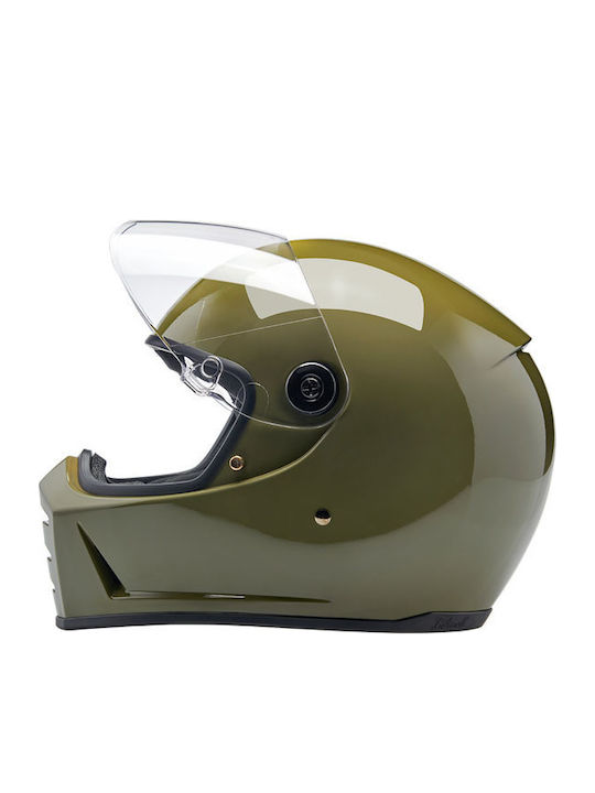 Biltwell Lane Splitter Olive Green Κράνος Μηχανής Full Face DOT / ECE 22.06
