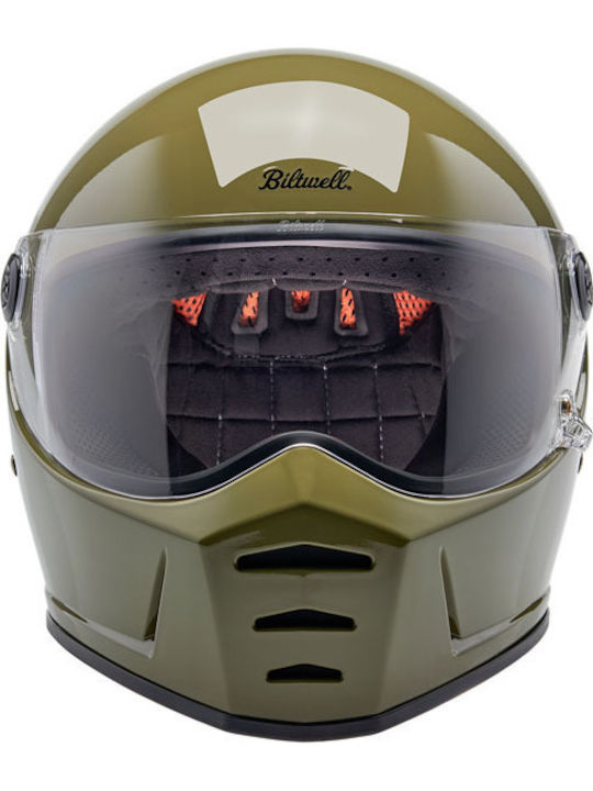 Biltwell Lane Splitter Olive Green Κράνος Μηχανής Full Face DOT / ECE 22.06