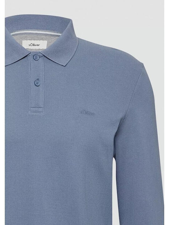 Polo Short Sleeve Blouse Light Blue